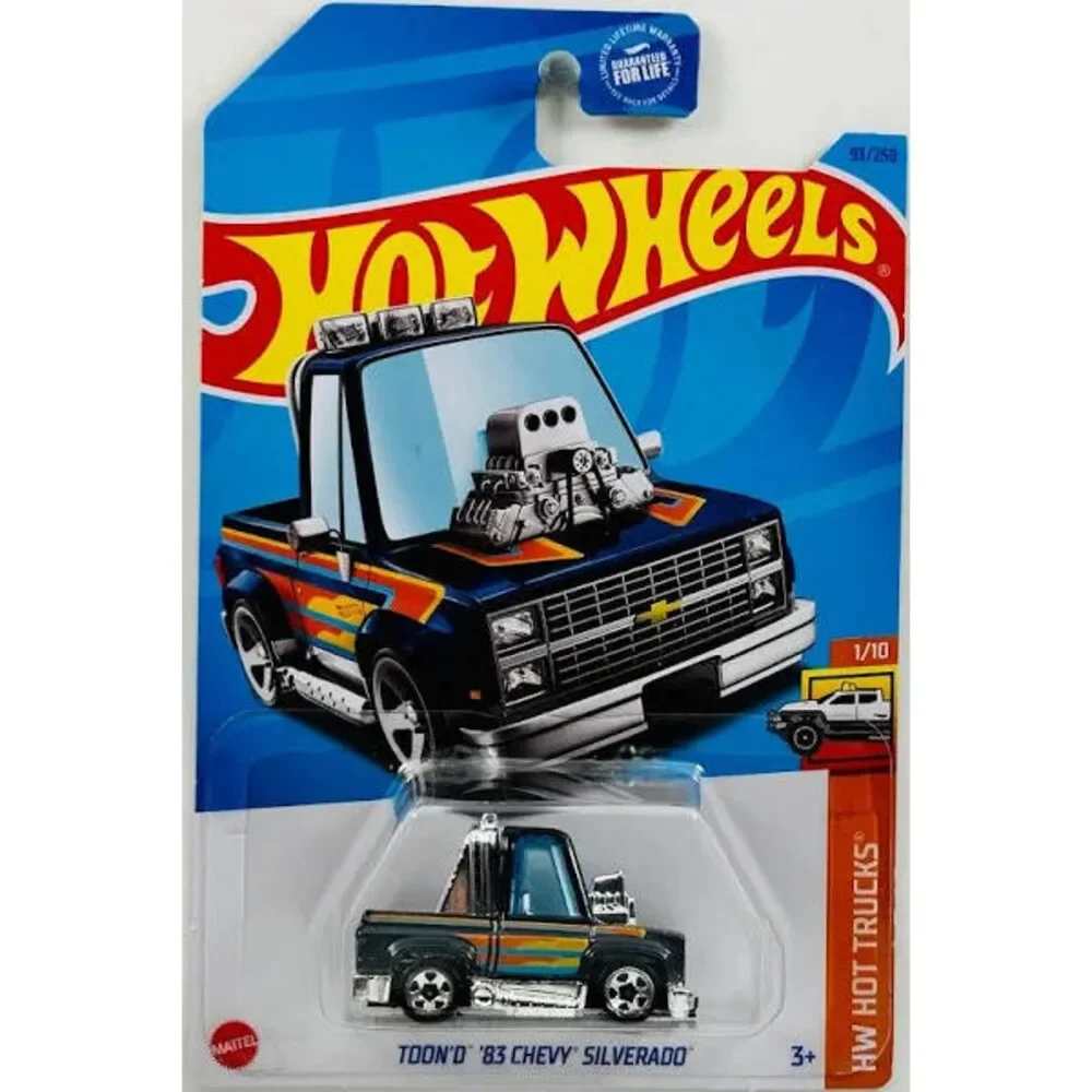 Hot Wheels Toon'd '83 Chevy Silverado Black HW Hot Trucks 1/10 93/250